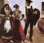 Joaquin Sorolla Salamanga typical oil